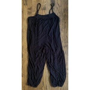 Loving People Maternity Loose Fit Capri Jumpsuit Size Large